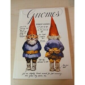 1977 Signed Hardcover Book "Gnomes" by Wil Huygen Illustrated by Rein Poortvliet